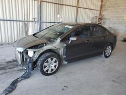 Salvage cars for sale from Copart Cartersville, GA: 2010 Honda Civic LX