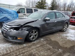 Salvage cars for sale from Copart Davison, MI: 2012 Ford Fusion SE