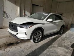 Salvage cars for sale from Copart Madisonville, TN: 2021 Infiniti QX50 Essential