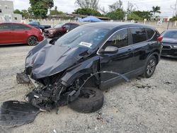 Salvage cars for sale at Opa Locka, FL auction: 2017 Honda CR-V LX
