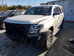 Chevrolet salvage cars for sale: 2015 Chevrolet Suburban K1500 LT