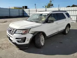 Ford salvage cars for sale: 2017 Ford Explorer XLT