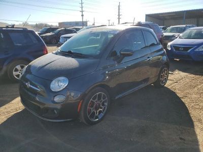 Salvage cars for sale from Copart Colorado Springs, CO: 2015 Fiat 500 Sport