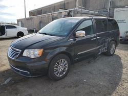 Salvage cars for sale from Copart Fredericksburg, VA: 2013 Chrysler Town & Country Touring L