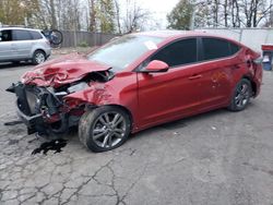 Hyundai Elantra SE salvage cars for sale: 2017 Hyundai Elantra SE