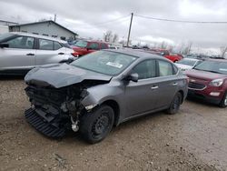 Salvage cars for sale at Dyer, IN auction: 2015 Nissan Sentra S