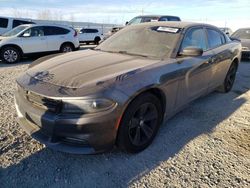 Salvage cars for sale at Nisku, AB auction: 2015 Dodge Charger SXT