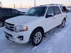 Ford salvage cars for sale: 2016 Ford Expedition EL Limited