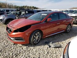Salvage cars for sale at Franklin, WI auction: 2015 Hyundai Sonata Sport