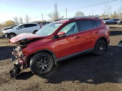 Salvage cars for sale from Copart Montreal Est, QC: 2017 Toyota Rav4 LE