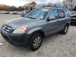 Salvage cars for sale at North Billerica, MA auction: 2005 Honda CR-V EX