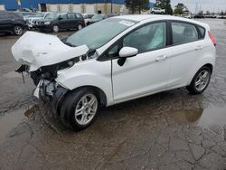 Salvage cars for sale from Copart Woodhaven, MI: 2019 Ford Fiesta SE
