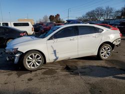 Salvage cars for sale from Copart Moraine, OH: 2017 Chevrolet Impala LT