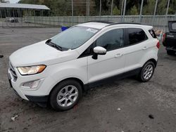 Salvage cars for sale from Copart Savannah, GA: 2018 Ford Ecosport SE