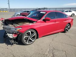 Honda Accord Sport salvage cars for sale: 2019 Honda Accord Sport