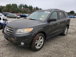 Salvage cars for sale from Copart Mendon, MA: 2012 Hyundai Santa FE Limited