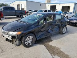 Honda Civic salvage cars for sale: 2012 Honda Civic LX