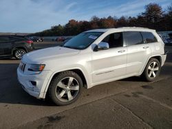Salvage cars for sale at Brookhaven, NY auction: 2016 Jeep Grand Cherokee Overland