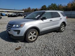 Salvage cars for sale at Memphis, TN auction: 2018 Ford Explorer