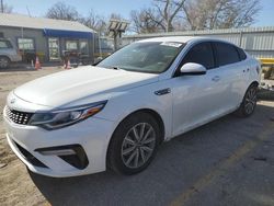 Salvage cars for sale at Wichita, KS auction: 2019 KIA Optima LX