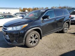 Salvage cars for sale at Pennsburg, PA auction: 2019 Toyota Highlander LE