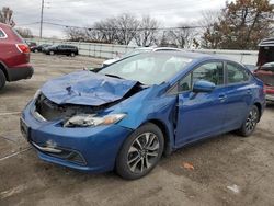Salvage cars for sale at Moraine, OH auction: 2014 Honda Civic EX