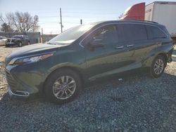 Salvage cars for sale from Copart Mebane, NC: 2021 Toyota Sienna XLE