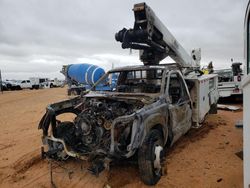 Salvage trucks for sale at Andrews, TX auction: 2015 Ford F550 Super Duty