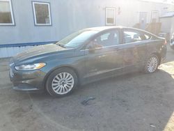Salvage cars for sale at Lyman, ME auction: 2015 Ford Fusion SE Hybrid