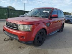 Salvage cars for sale from Copart Orlando, FL: 2012 Land Rover Range Rover Sport HSE Luxury