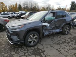 Salvage cars for sale from Copart Portland, OR: 2023 Toyota Rav4 Prime SE