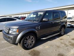 Salvage cars for sale at Lawrenceburg, KY auction: 2015 Land Rover LR4 HSE Luxury