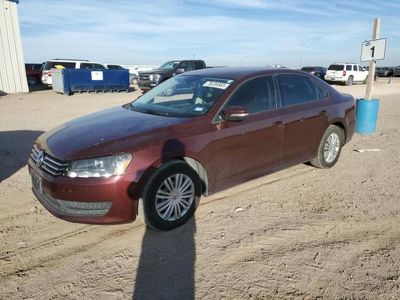 Salvage cars for sale from Copart Amarillo, TX: 2014 Volkswagen Passat S
