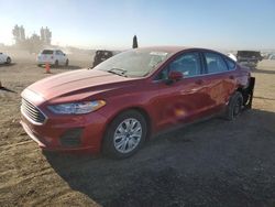 Salvage cars for sale from Copart San Diego, CA: 2020 Ford Fusion S