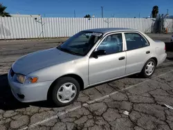 Salvage cars for sale from Copart Van Nuys, CA: 2002 Toyota Corolla CE