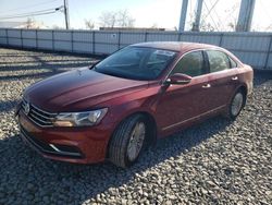 Vehiculos salvage en venta de Copart Windsor, NJ: 2016 Volkswagen Passat SE