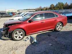 Volkswagen Passat SE salvage cars for sale: 2015 Volkswagen Passat SE