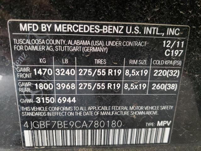 2012 Mercedes-Benz GL 450 4matic