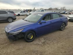 Salvage cars for sale from Copart Kansas City, KS: 2021 Hyundai Elantra Limited