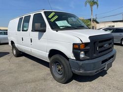 Salvage cars for sale from Copart Bakersfield, CA: 2012 Ford Econoline E150 Van
