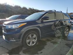 Toyota Highlander Limited salvage cars for sale: 2016 Toyota Highlander Limited