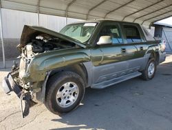 Salvage cars for sale from Copart Fresno, CA: 2002 Chevrolet Avalanche K1500