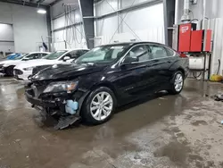 Salvage cars for sale at Ham Lake, MN auction: 2017 Chevrolet Impala LT
