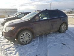 Salvage cars for sale at Nisku, AB auction: 2009 Ford Edge Limited