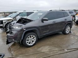 Salvage cars for sale from Copart Grand Prairie, TX: 2017 Jeep Cherokee Latitude