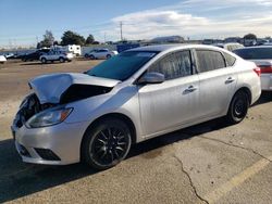 Nissan salvage cars for sale: 2018 Nissan Sentra S