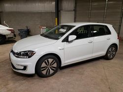 Volkswagen Golf salvage cars for sale: 2019 Volkswagen E-GOLF SE