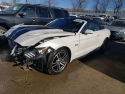 Ford Mustang salvage cars for sale: 2017 Ford Mustang GT