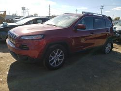 Salvage cars for sale at Chicago Heights, IL auction: 2017 Jeep Cherokee Latitude