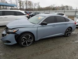 Honda Accord Sport salvage cars for sale: 2021 Honda Accord Sport